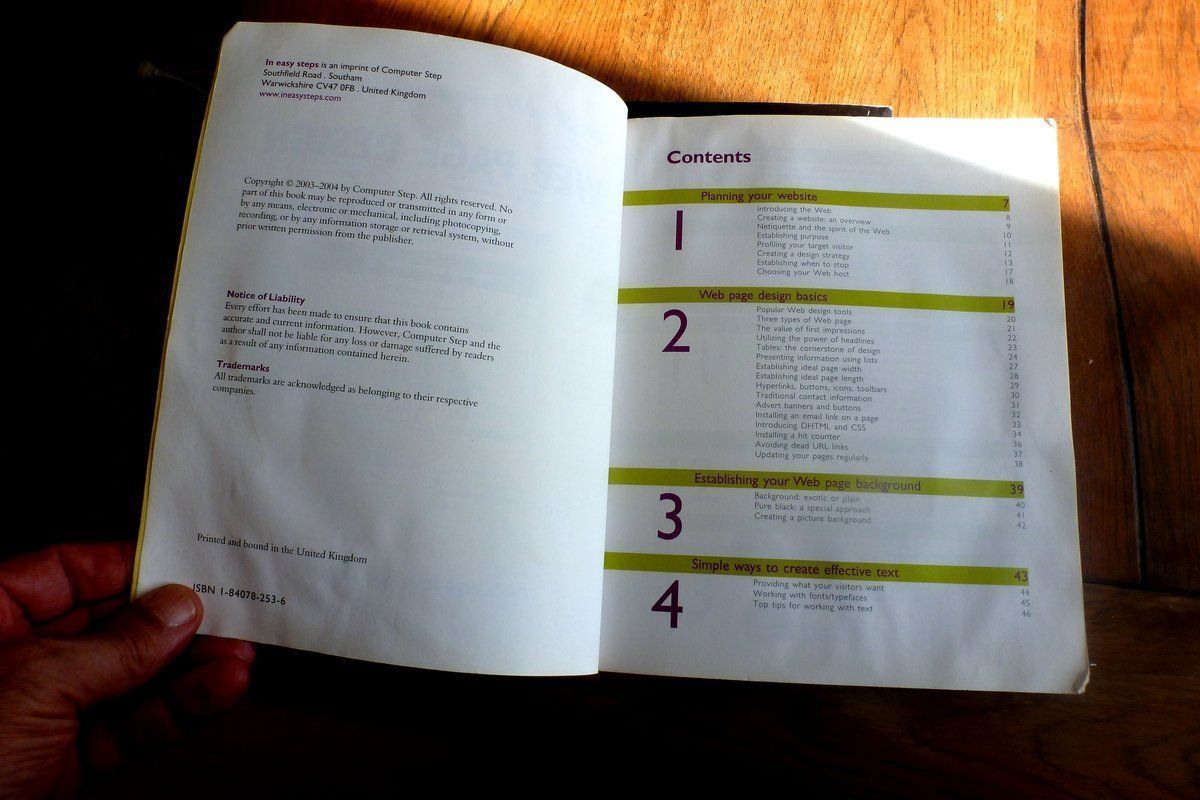 Libri: Two Books for Web Page Design & Website Creation – Usato da Emmen venduto da newdeal1970 3