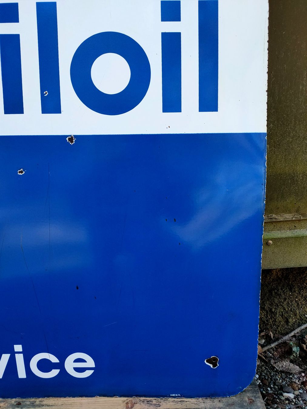 Insegne: Plaque émaillée mobiloil – Usato da Bretonnières venduto da Minigab 4