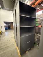 Tamos Büroregal mit 2 Einschubklappen - Grau