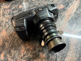 Blackmagic Pocket Cinema Camera 4K + 8 Vintage Russian Lense