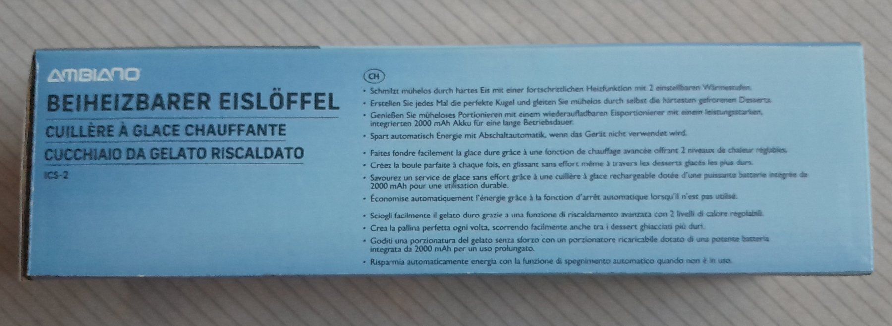 Elettrodomestici da cucina: beheizbarer Eislöffel – Nuovo (secondo la descrizione) da Bad Ragaz venduto da ejukova 2