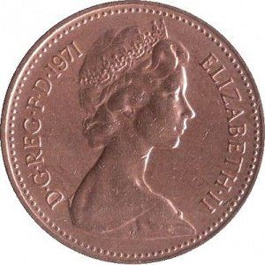 Tutti le monete: 2 New Pence Grossbritanien 1971 – Usato da Kriens venduto da TSCH1 1