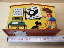 nostalgische Blechspardose Postamt