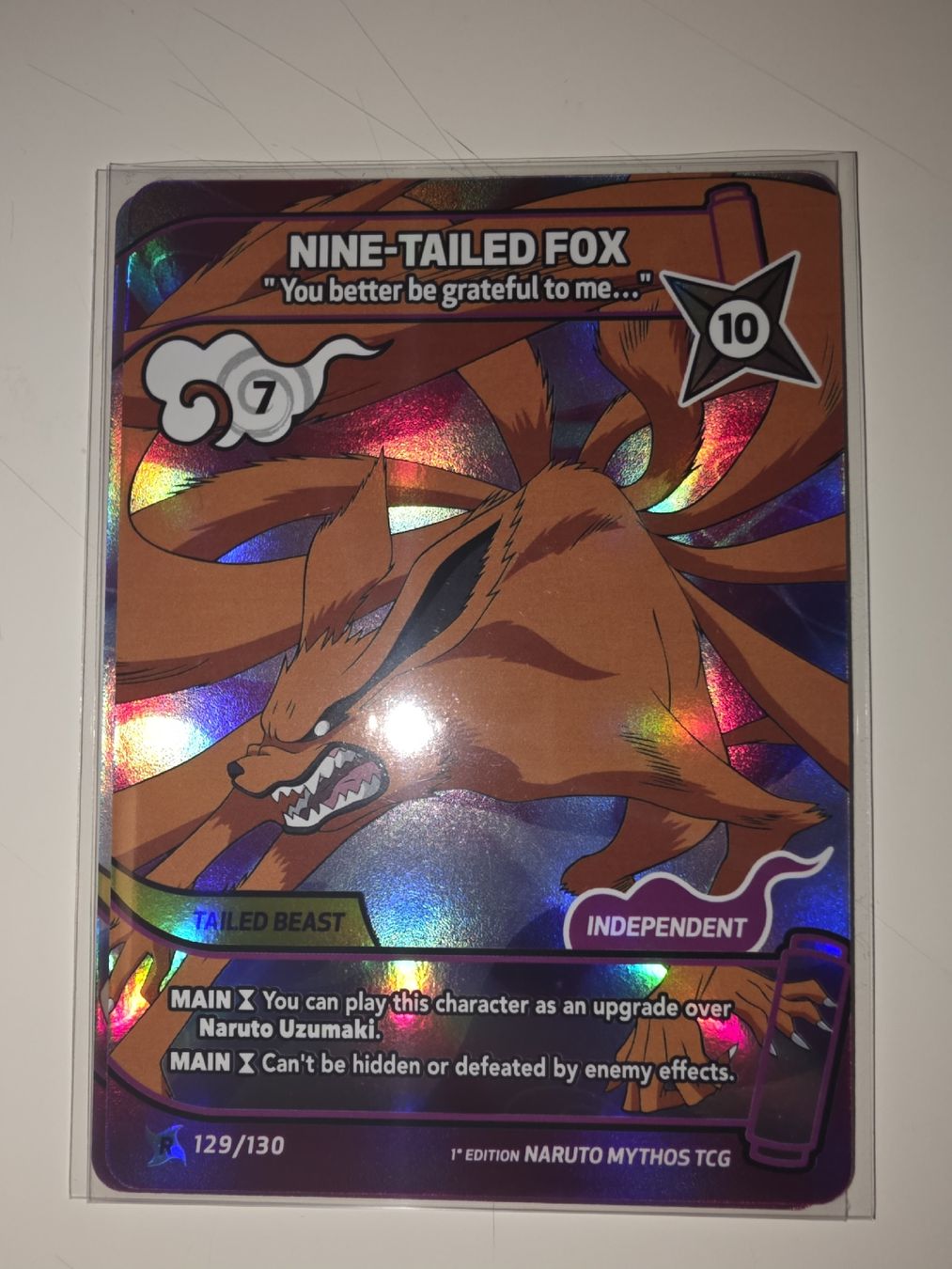 Carte collezionabili: Naruto Mythos, first ed. nine-tailed fox 129 – Nuovo (secondo la descrizione) da Emmenbrücke venduto da Minato96