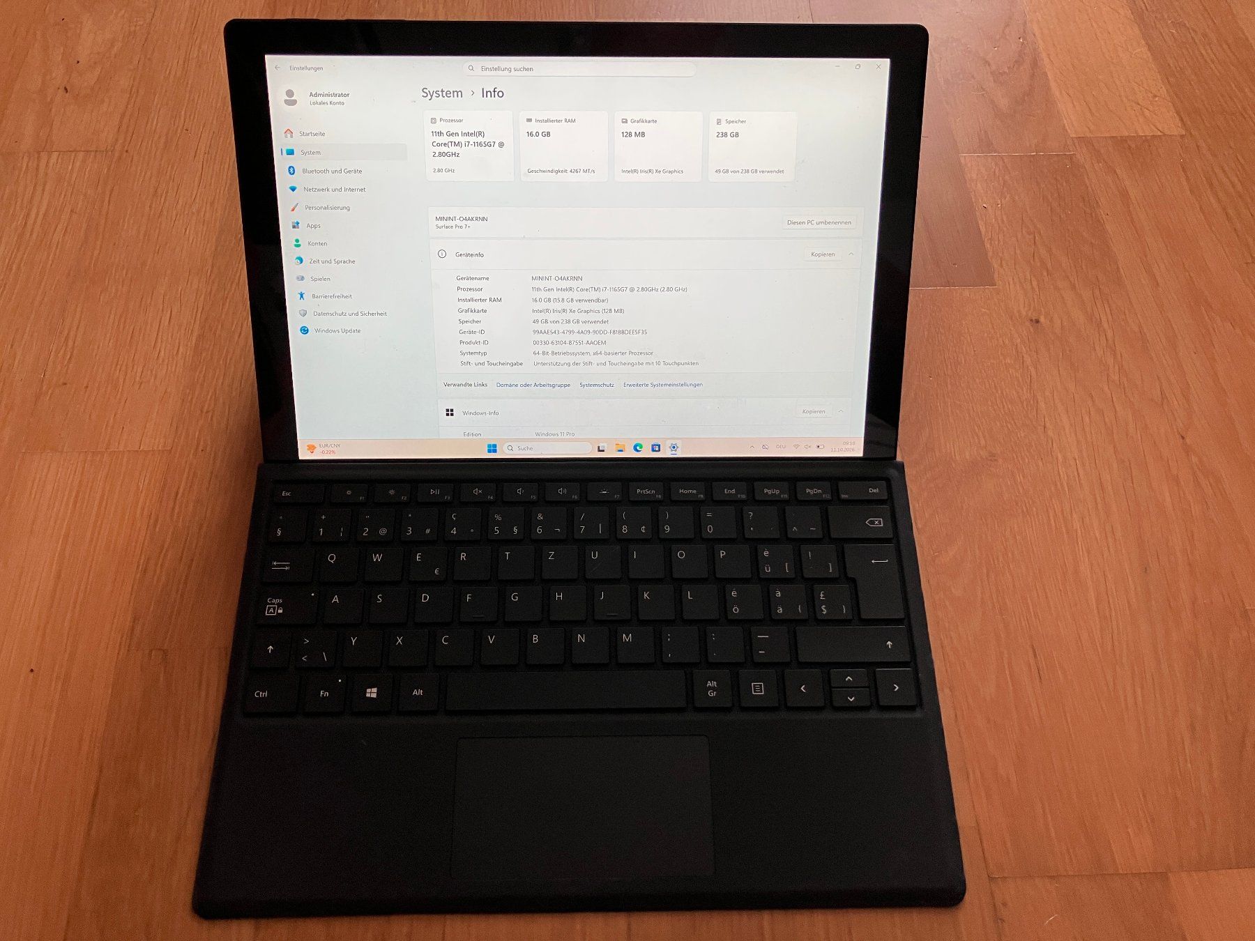 Microsoft Tablettes PC: Microsoft Surface Pro 7 – D'occasion à Jegenstorf par Mithras