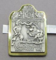 ALTE FASNACHTSPLAKETTE SCHAFFHAUSEN, FAKOS SCHAFFHUUSE 1986