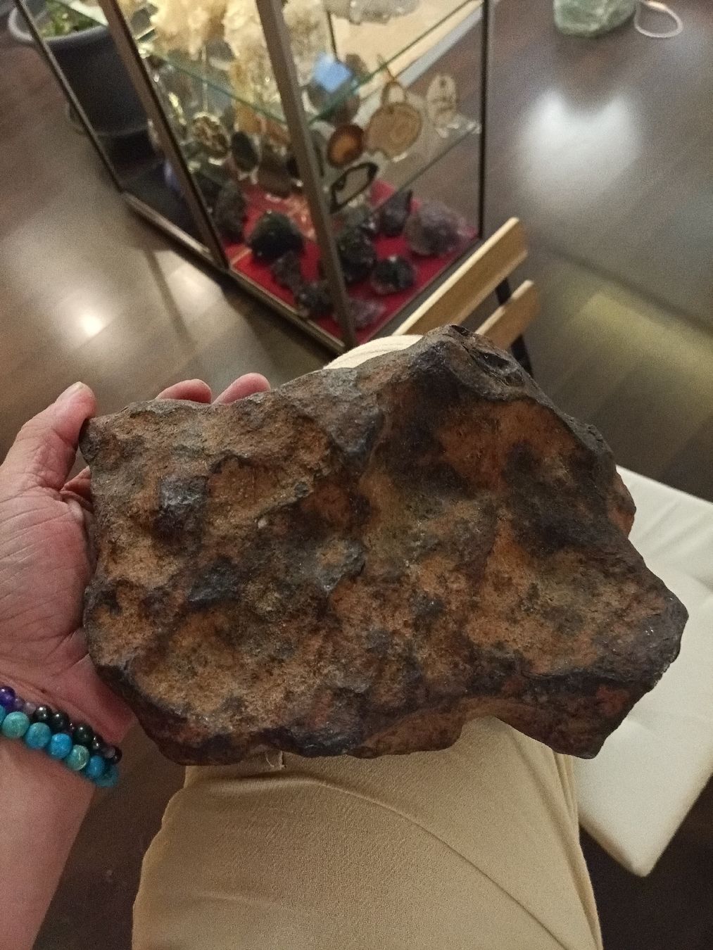 Minerali & Pietre curative: Meteorit Gibeon 7.5kg, Rarität und Schnäppchen – Usato da Eich venduto da Ckramis