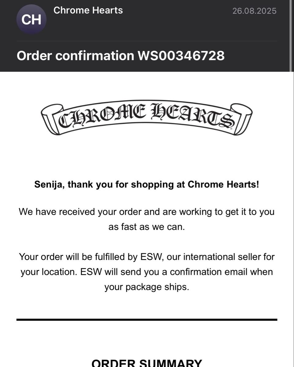 Chrome Hearts Top: Chrome Hearts Rib Tank Top – Nuovo (secondo la descrizione) da Stetten AG venduto da senijadb 2