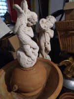 Terracotta 🤩 Brunnen Springbrunnen ohne Frosch Deko