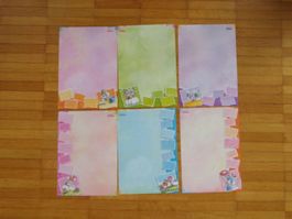 Diddl Blätter   A5   6 Stück  Schraffier Blätter   Set 2