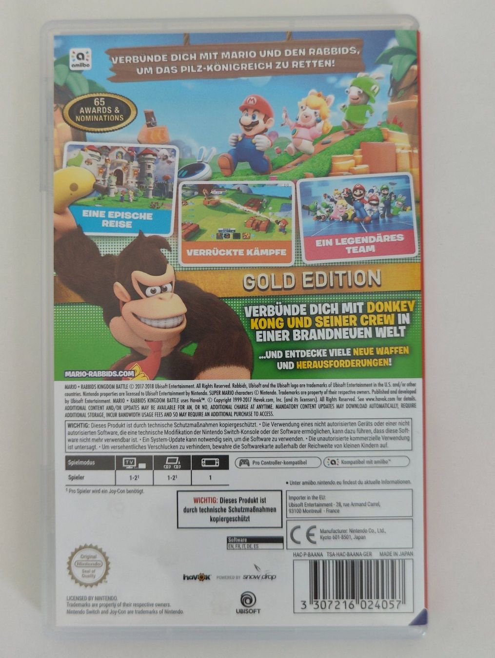 Nintendo Giochi: Mario + Rabbids - Kingdom Battle Gold Edition – Usato da Dintikon venduto da Nightcom 1