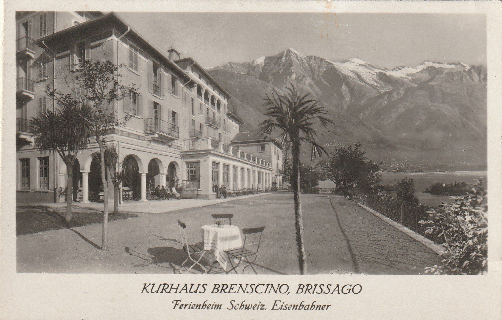 Cartoline postali: Brissago Kurhaus Brenscino – Usato da Rorschacherberg venduto da fratovi2