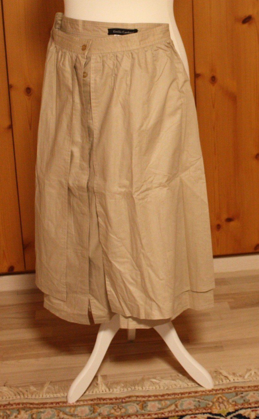 Gonne: Jupe Rock EMILLIO CARDUCCI beige Gr. 38 – Usato da Flüelen venduto da Diversicum-Vintage 3