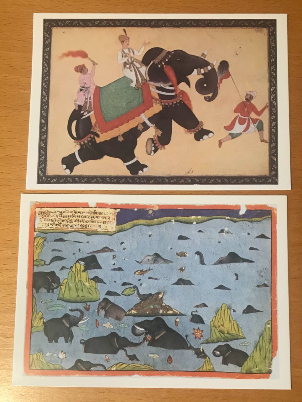 Cartoline postali: 2x Postkarten Elefanten, Indien – Usato da Luzern venduto da mey_s13