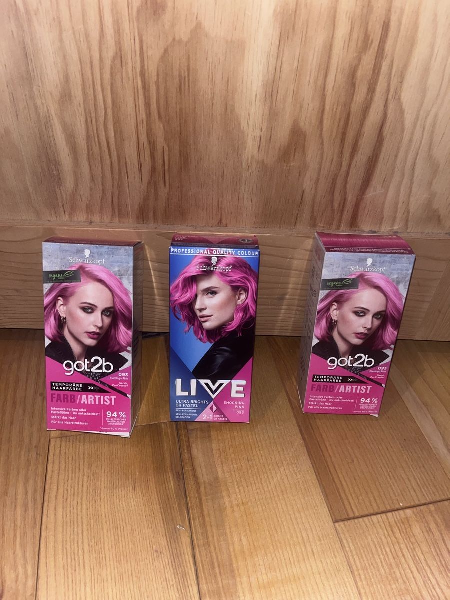 Teintures: Haarfarbe Pink got2b LIVE 3er Pack neu  – Neuf avec emballage d'origine à Schöftland par nevio74