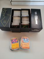 Pokémon Karten Konvolut mit Sammelboxen diverse Editionen