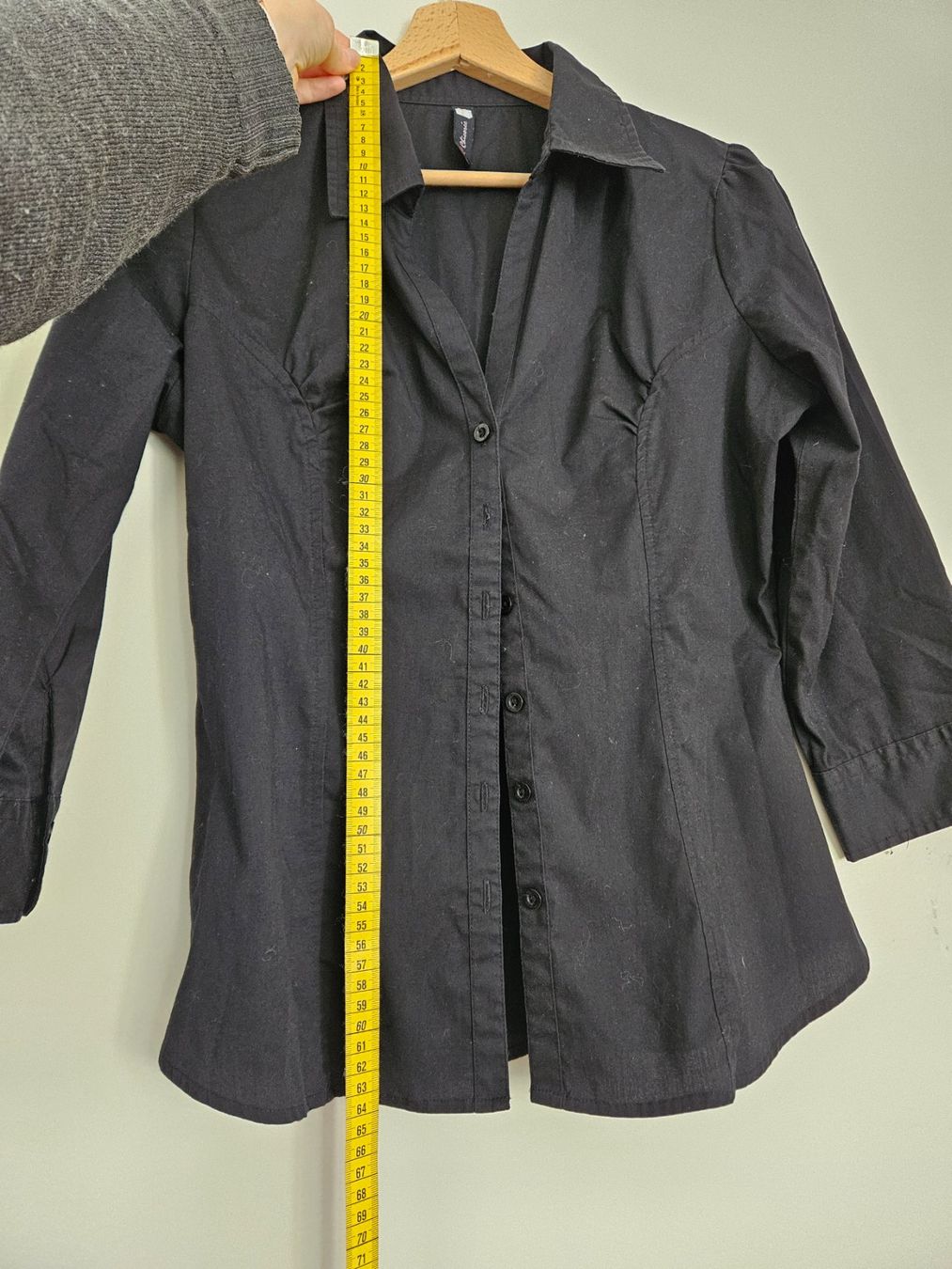 Camicette: Wunderschöne, schwarze Bluse Gr.S langärmlig – Usato da Schaffhausen venduto da sabrina915 2