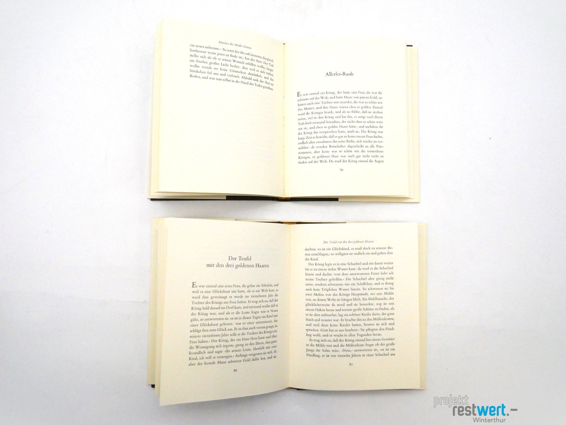 Libri: Märchen der Brüder Grimm  (2 Bde.) – Usato da Winterthur venduto da Restwert_Winterthur 1