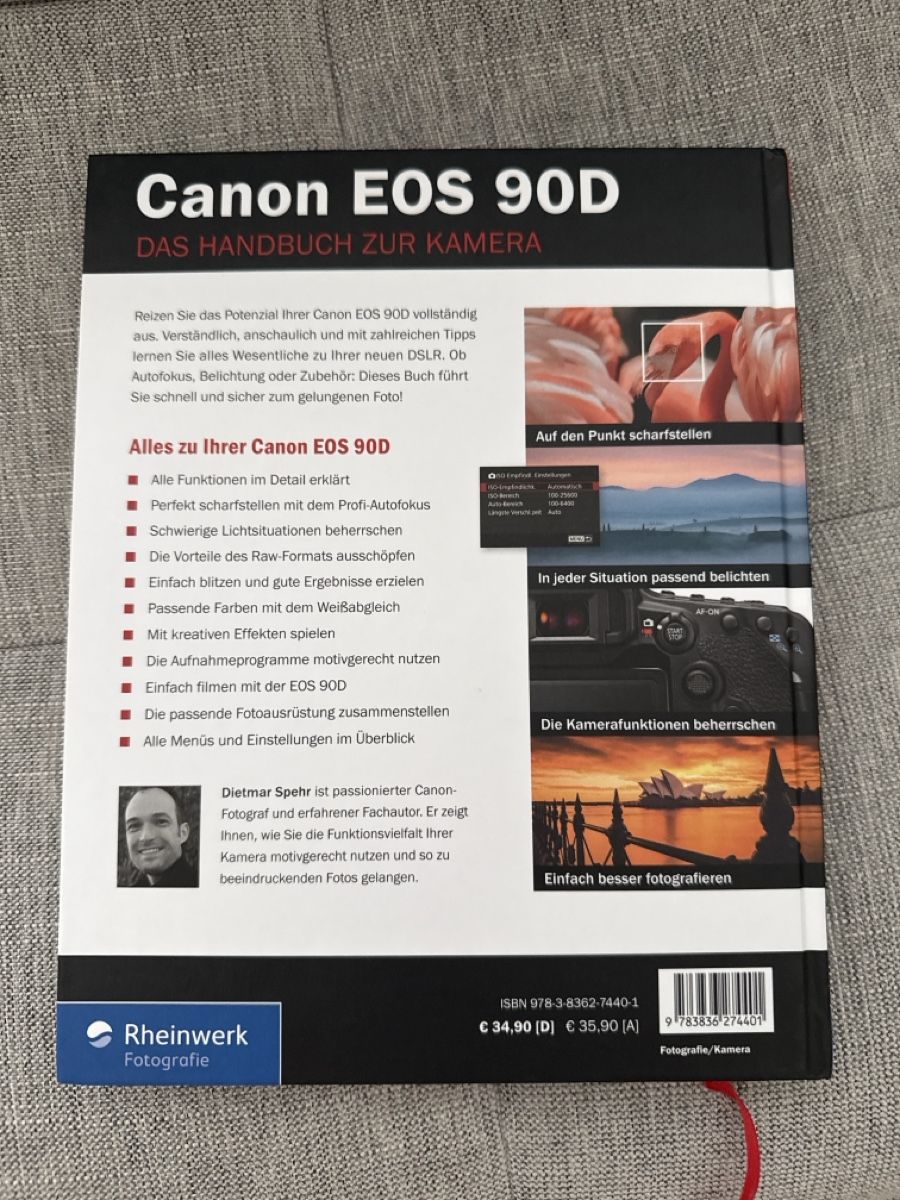 Libri: Canon EOS 90D - Das Handbuch zur Kamera – Nuovo (secondo la descrizione) da Flumenthal venduto da bnc_master 1