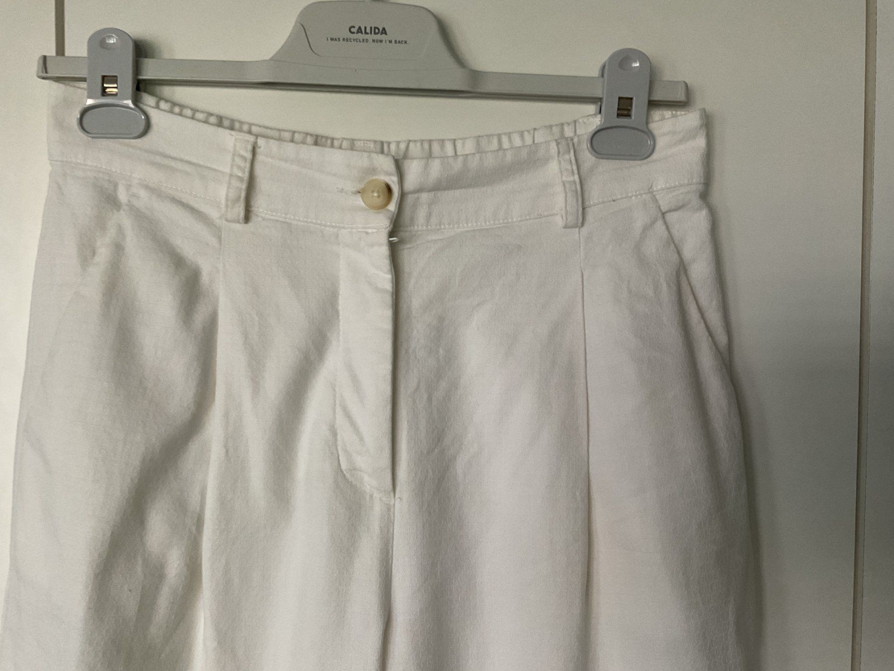 Opus Hosen: Opus - Mareika Sommer Hose weiss - Gr. 36 – Gebraucht aus Walchwil von Budy7
