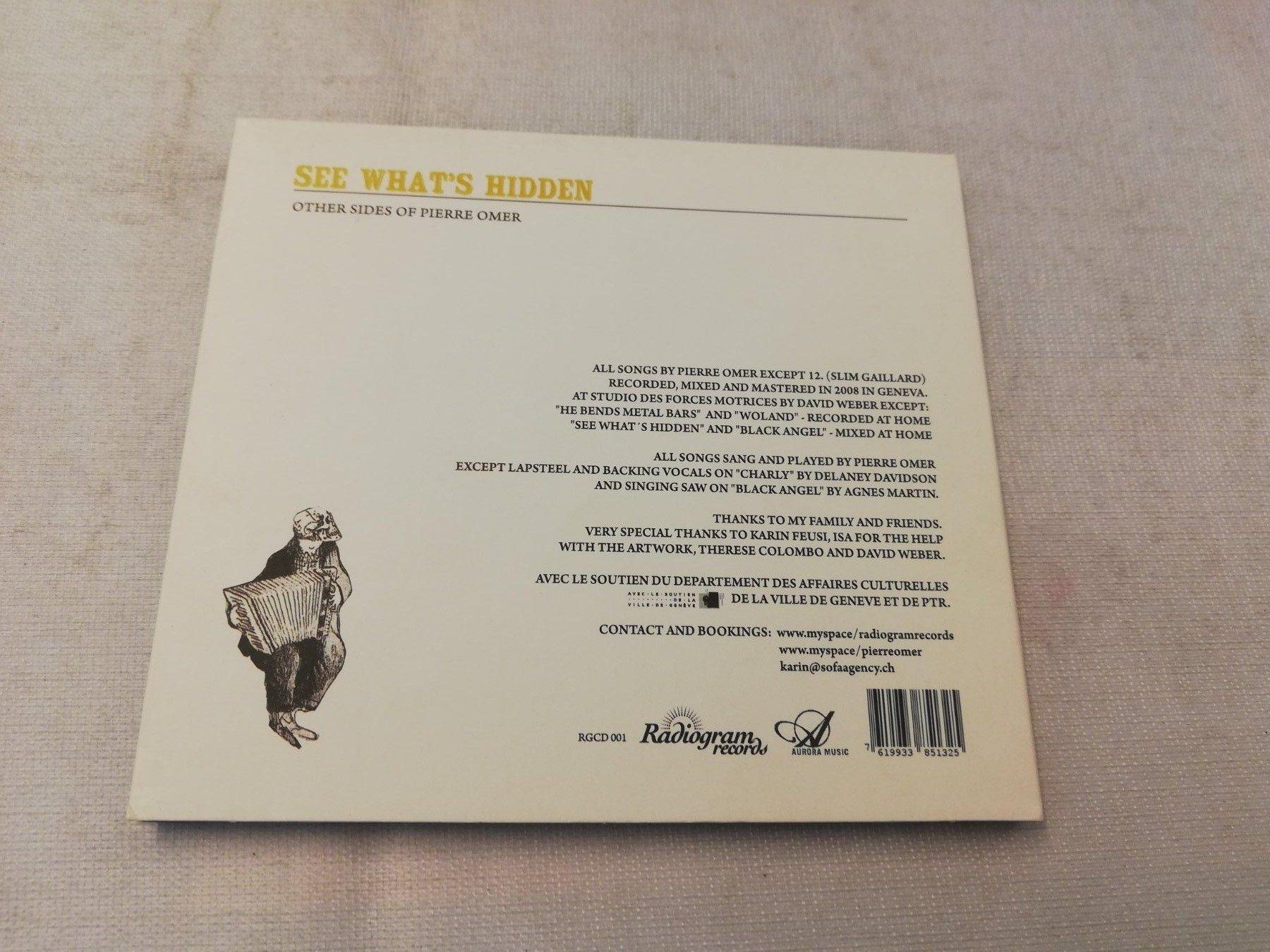 CD: PIERRE OMER - SEE WHAT'S HIDDEN – Usato da Bern venduto da Vinylsound.ch 1