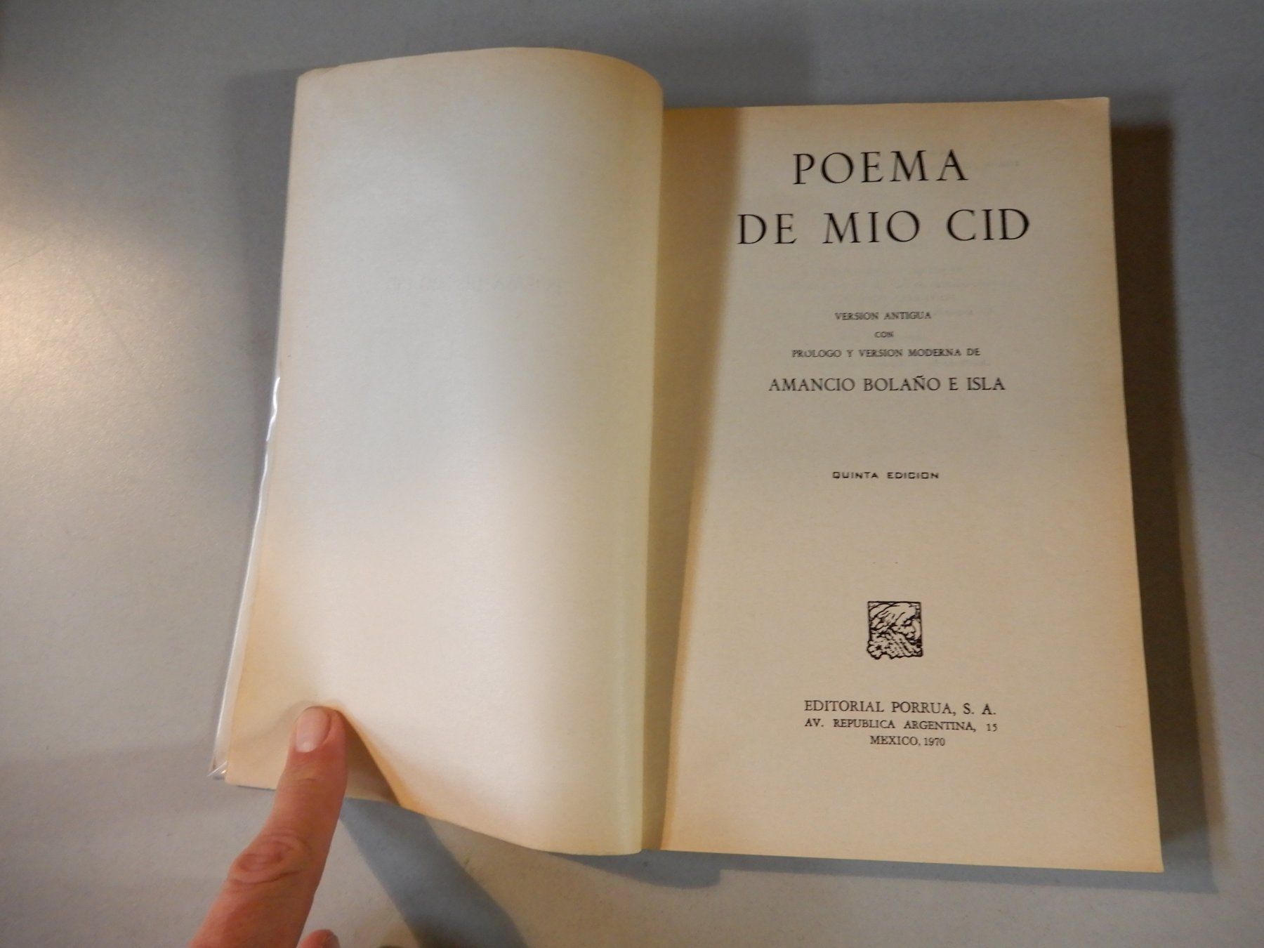 Libri: "Poema de Mio Cid" - 5. Auflage - Spanisch – Usato da Erstfeld venduto da Mario_boe0 1
