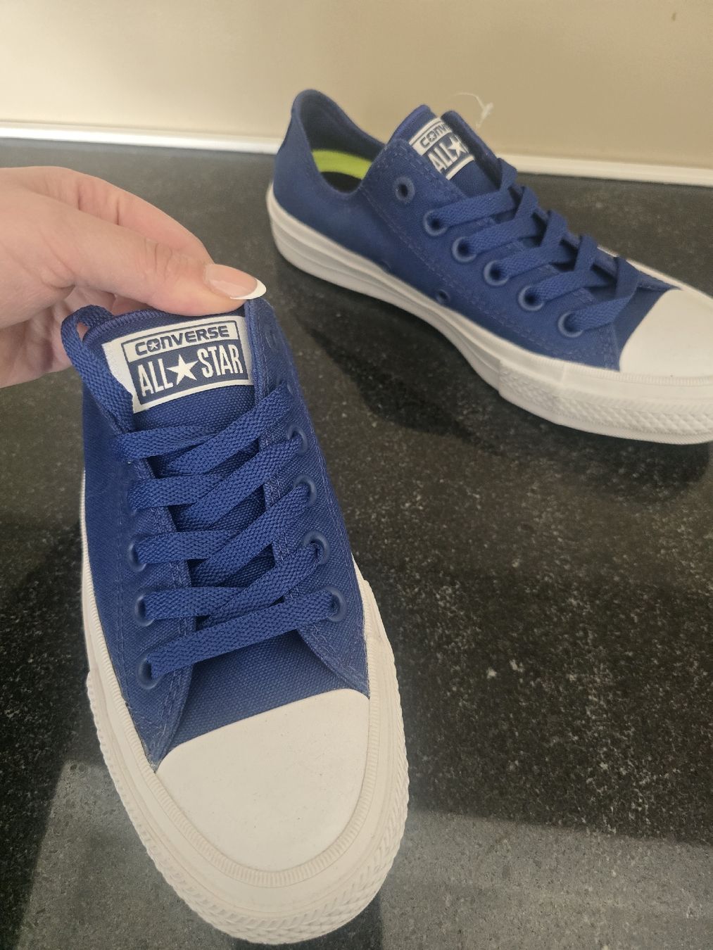 Converse Scarpe da uomo: Converse blau/weiss Gr. 37 - NEU – Nuovo (secondo la descrizione) da Hägglingen venduto da Raff_Ella 1
