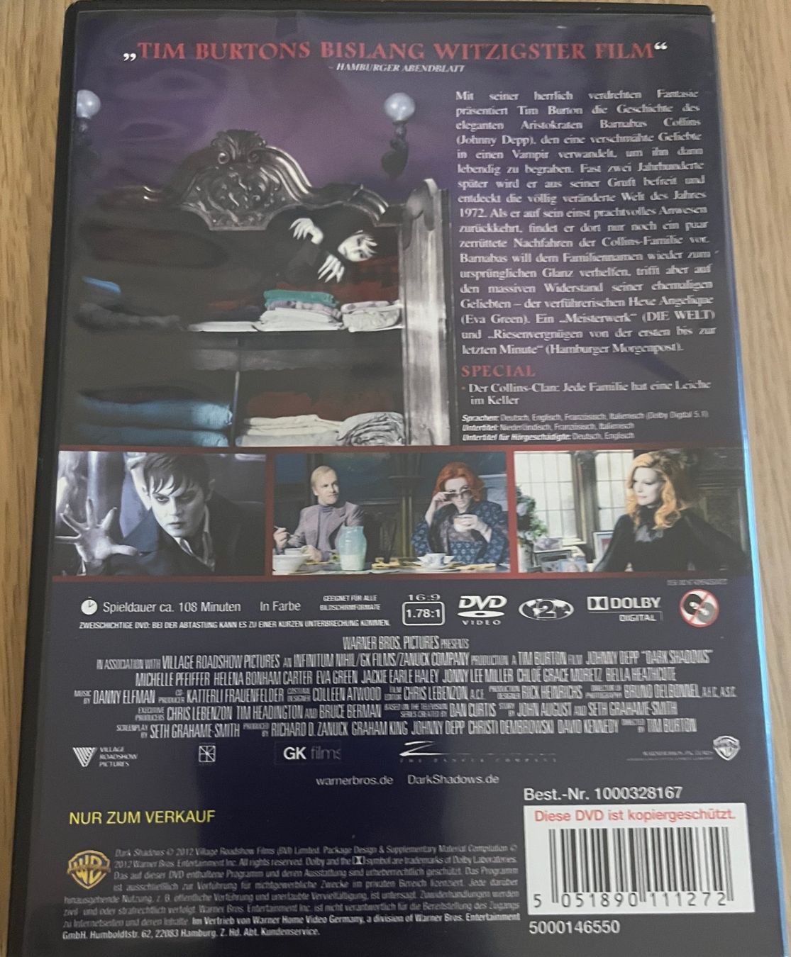 Tous les DVDs: Dark Shadows – D'occasion à Schellenberg par xShaynex 1