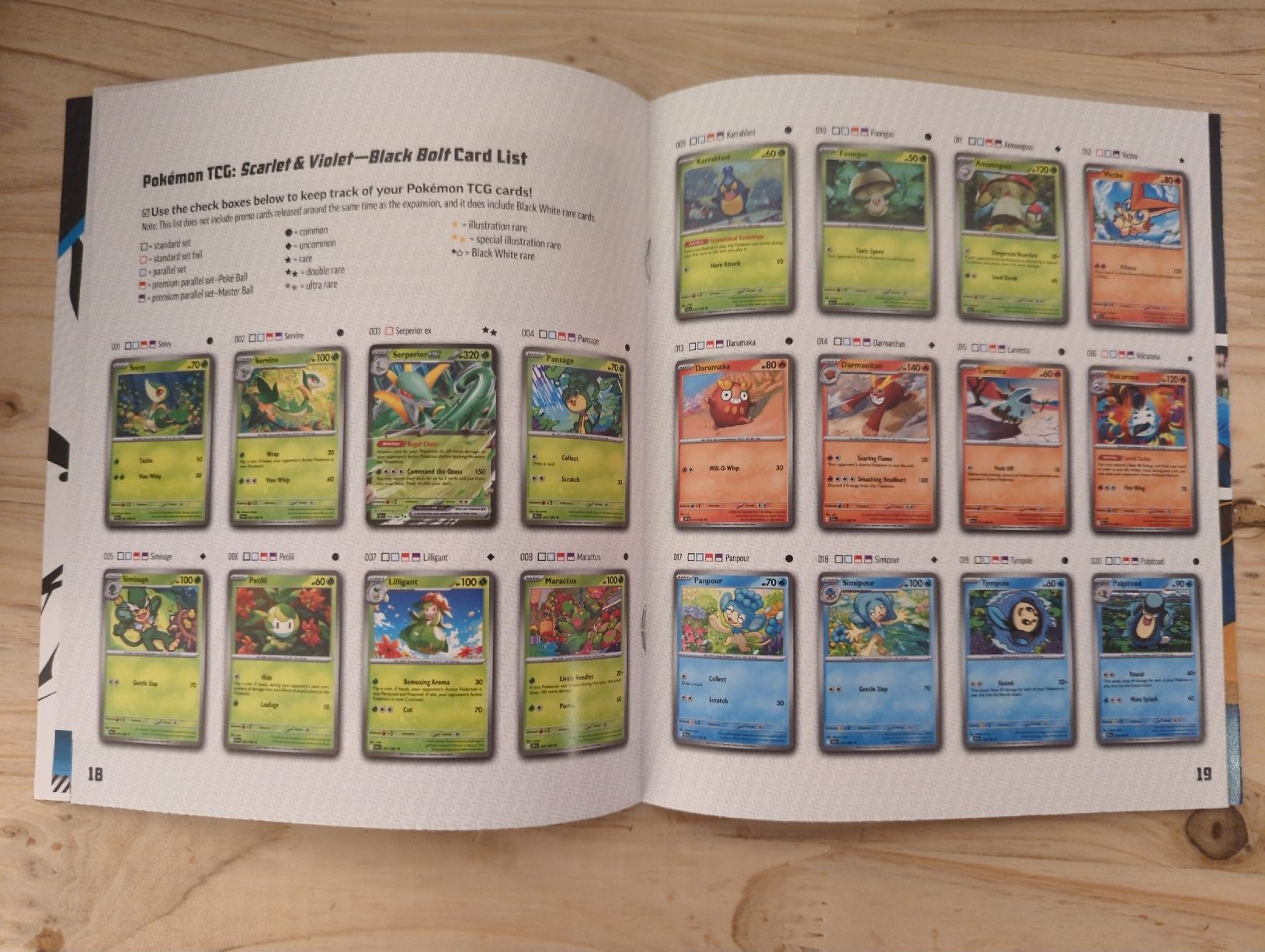 Pokémon Carte collezionabili: Pokémon TCG Scarlet & Violet Black Bolt Player's Guide – Usato da Baden venduto da pla_8vlc 1