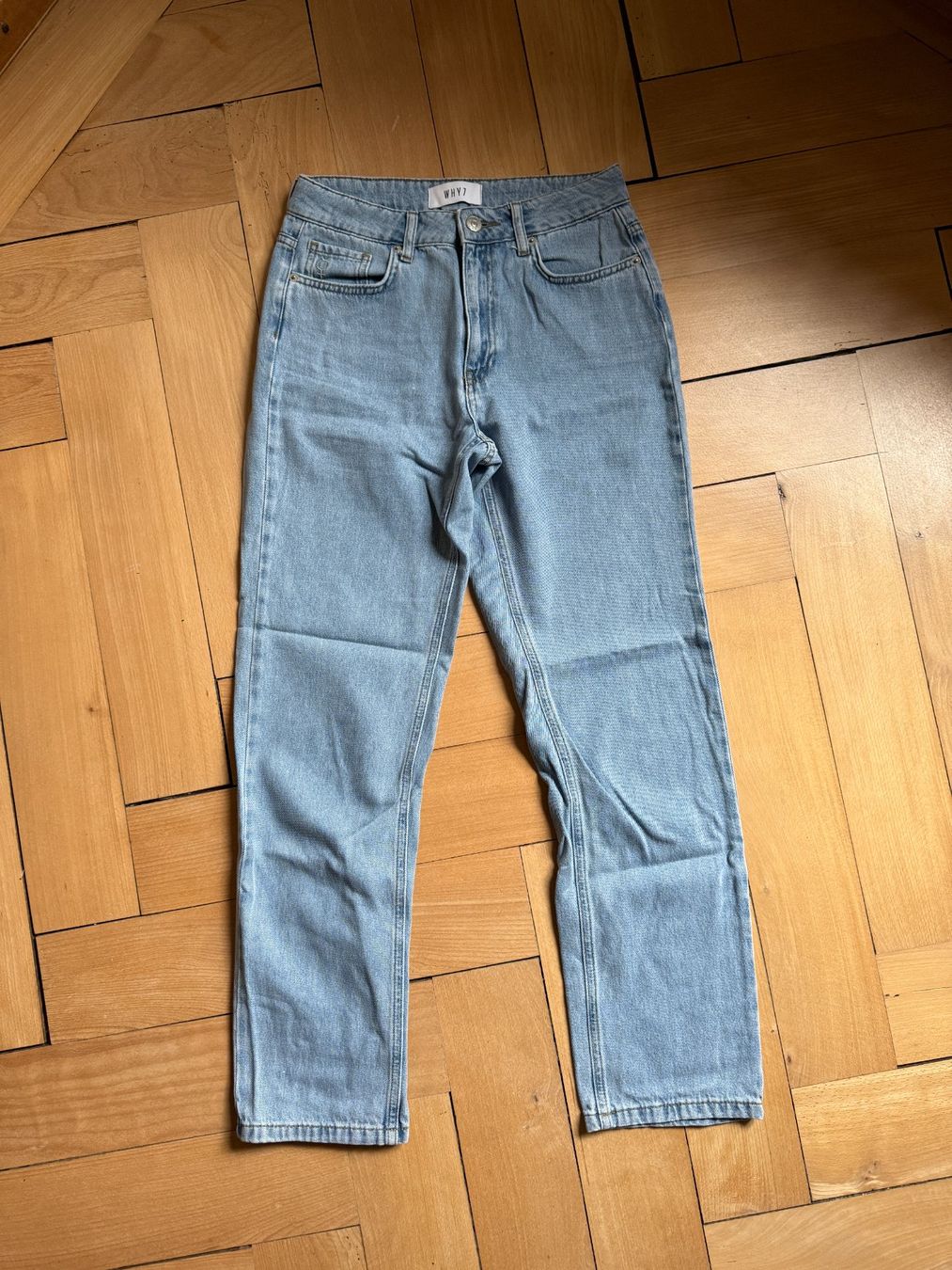 Jeans: WHY7 - High Waist Jeans hellblau W28 – Usato da Zürich venduto da Diazaio