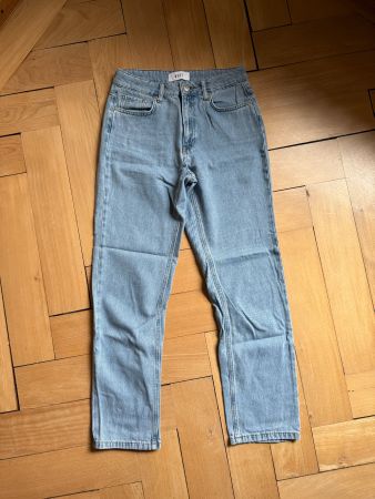 WHY7 - High Waist Jeans hellblau W28