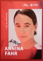 Annina Fahr Autogramm signiert Foto 10x15cm