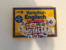 Vorschul-Englisch Lernspiel, Noris, ab 4 Jahren, komplett
