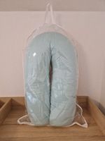 Stillschlaf Stillkissen mit Bezug, Hellblau, ungebraucht