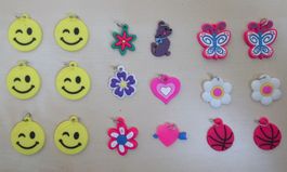 basteln, dekorieren: Anhänger aus Gummi/rubber loops charms