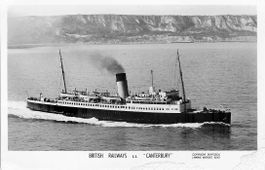 BRITISH RAILWAYS S.S. "CANTERBURY" 50er Jahre