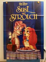 Original Susi und Strolch Walt Disney Poster Rarität!