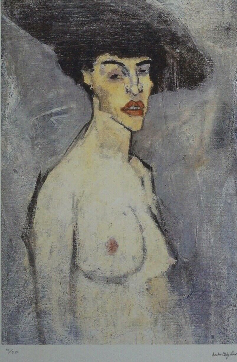 Foto & Immagini: Amedeo Modigliani   HANNUMMERIERT  DRUCKSIGNIERT – Usato da Gersau venduto da kunst-online 1