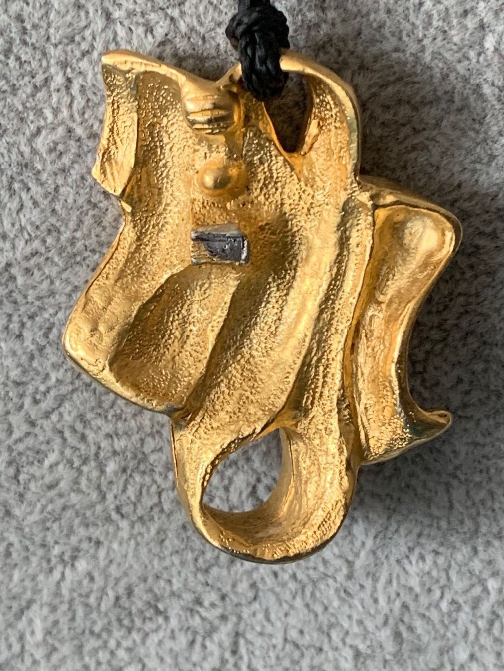 Anhänger: Anhänger Pergamentpapier vergoldet – Gebraucht aus Laufen von belleskulptur 9