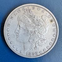 U.S.A. Morgan Silber Dollar 1880 s.