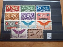Flugpost Nr. 3-13 ** ab 1.-!!!