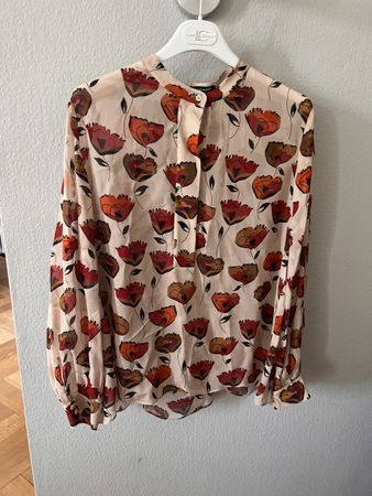 Luisa Cerano Bluse Blumenmuster Grösse 42 / 16 guter Zustand