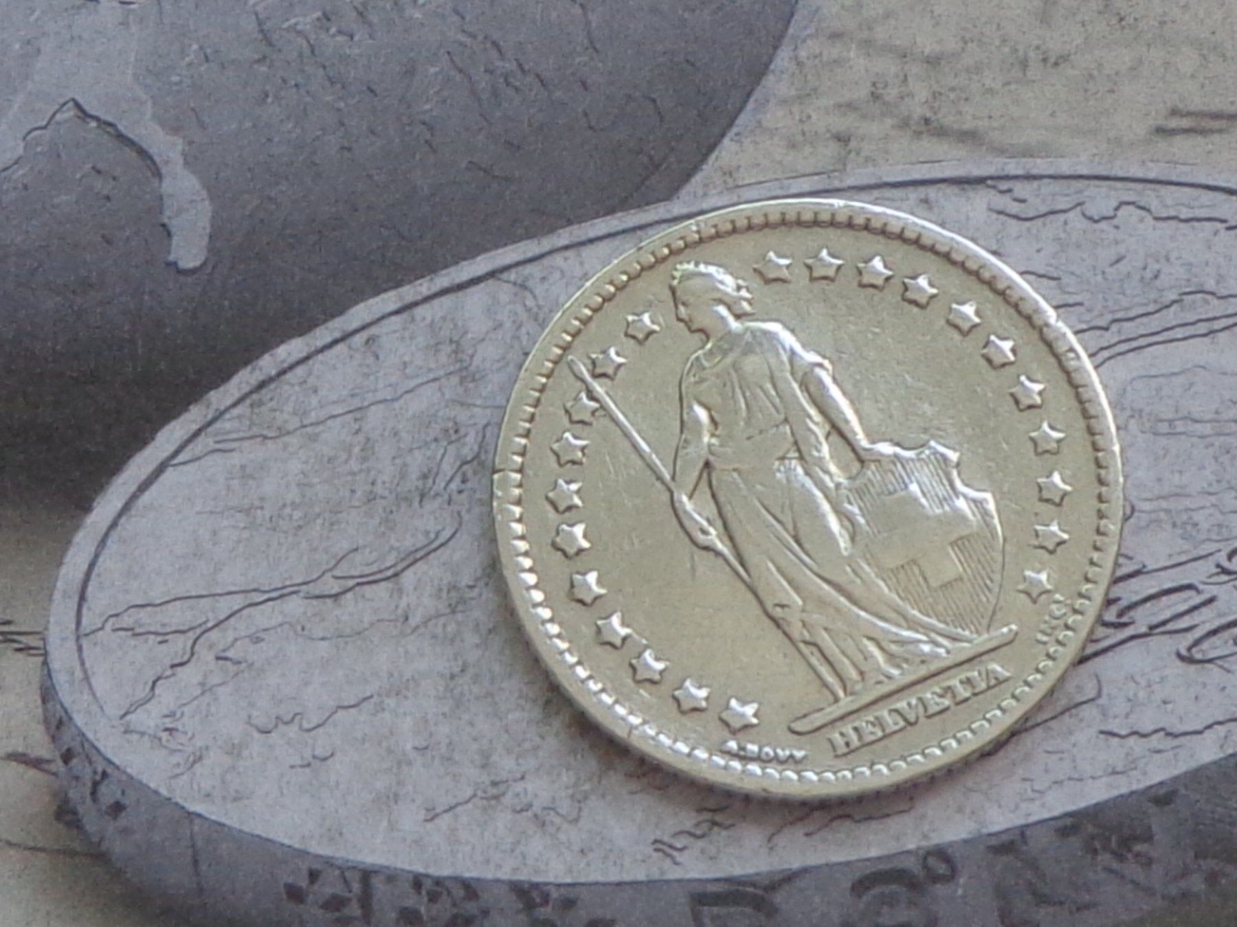 Tutti le monete: 1 Fr. 1887 B - Belle pièce – Usato da Pully venduto da UCA01 1