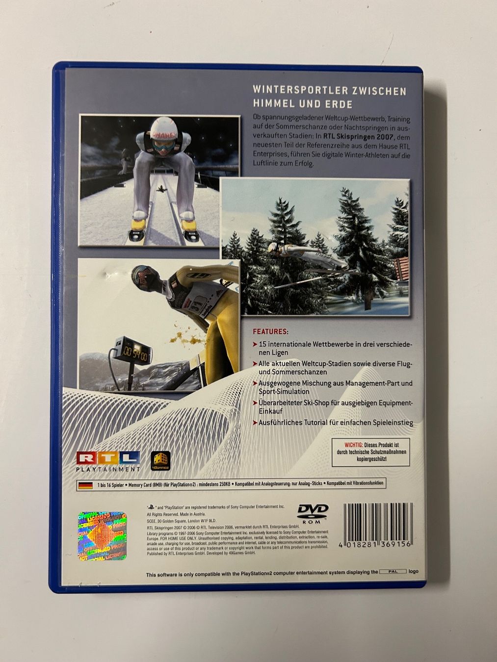 Sony Giochi: RTL Skispringen 2007 (PS2) – Usato da Wangen an der Aare venduto da SG94 1