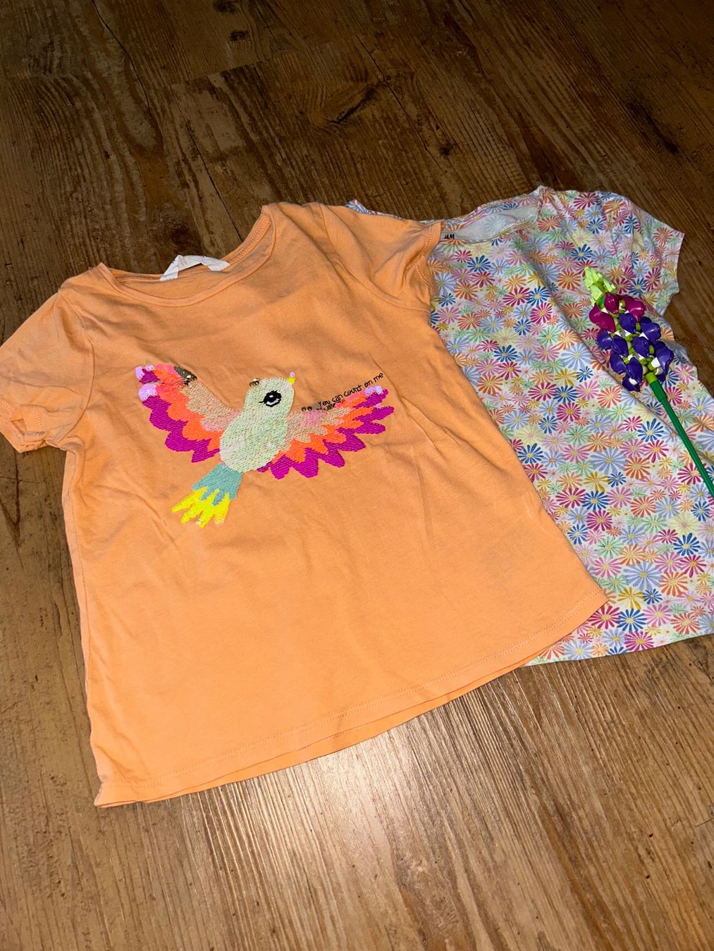 H&M Camicette, T-shirt & Top: 2 T-Shirts 122/128 H&M – Usato da Safenwil venduto da 2hand_aber_wertvoll