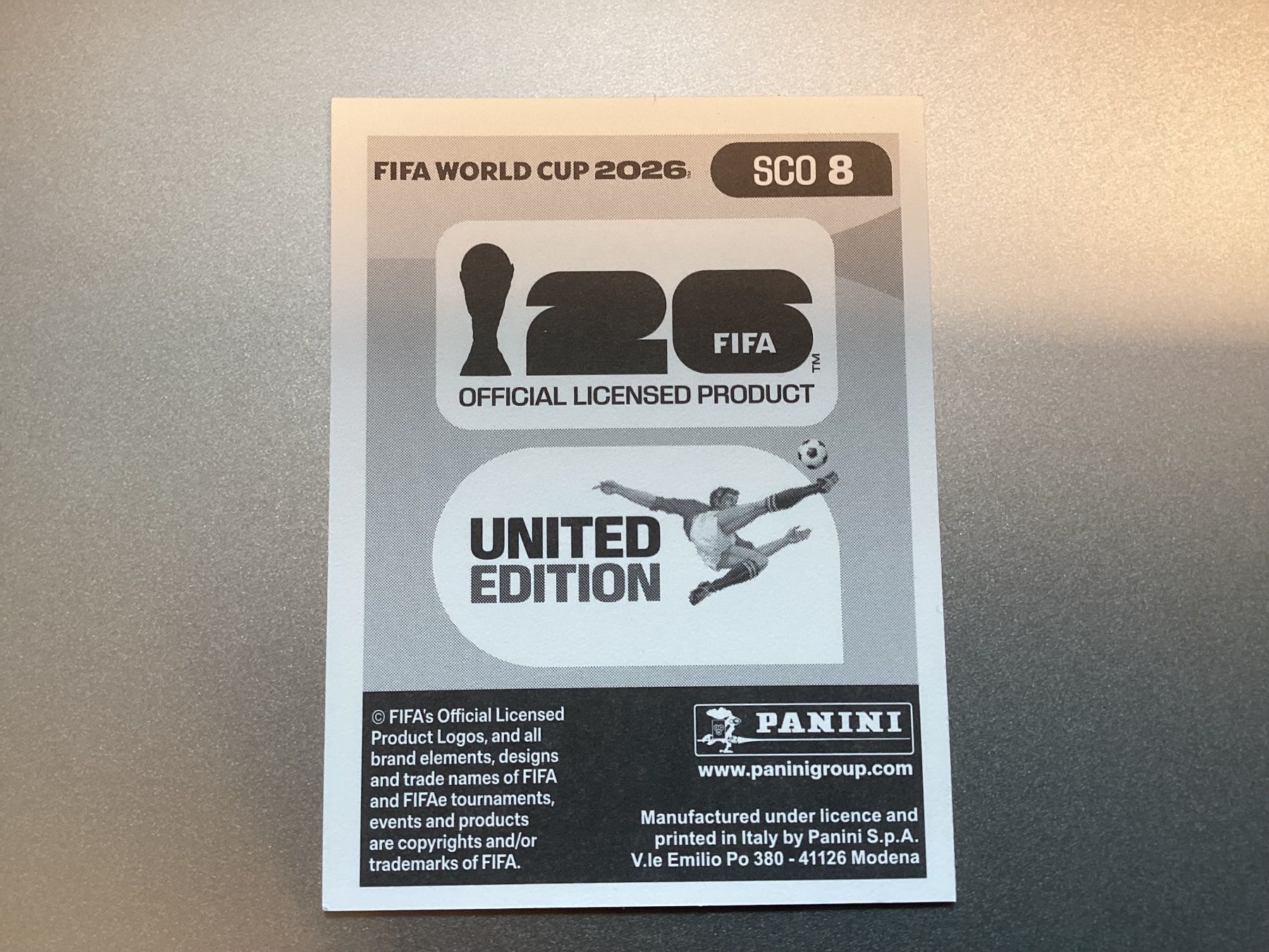 Panini Carte collezionabili: FIFA World Cup 2026 Sticker SCO 8 John Souttar – Usato da Volketswil venduto da Stf801210 1