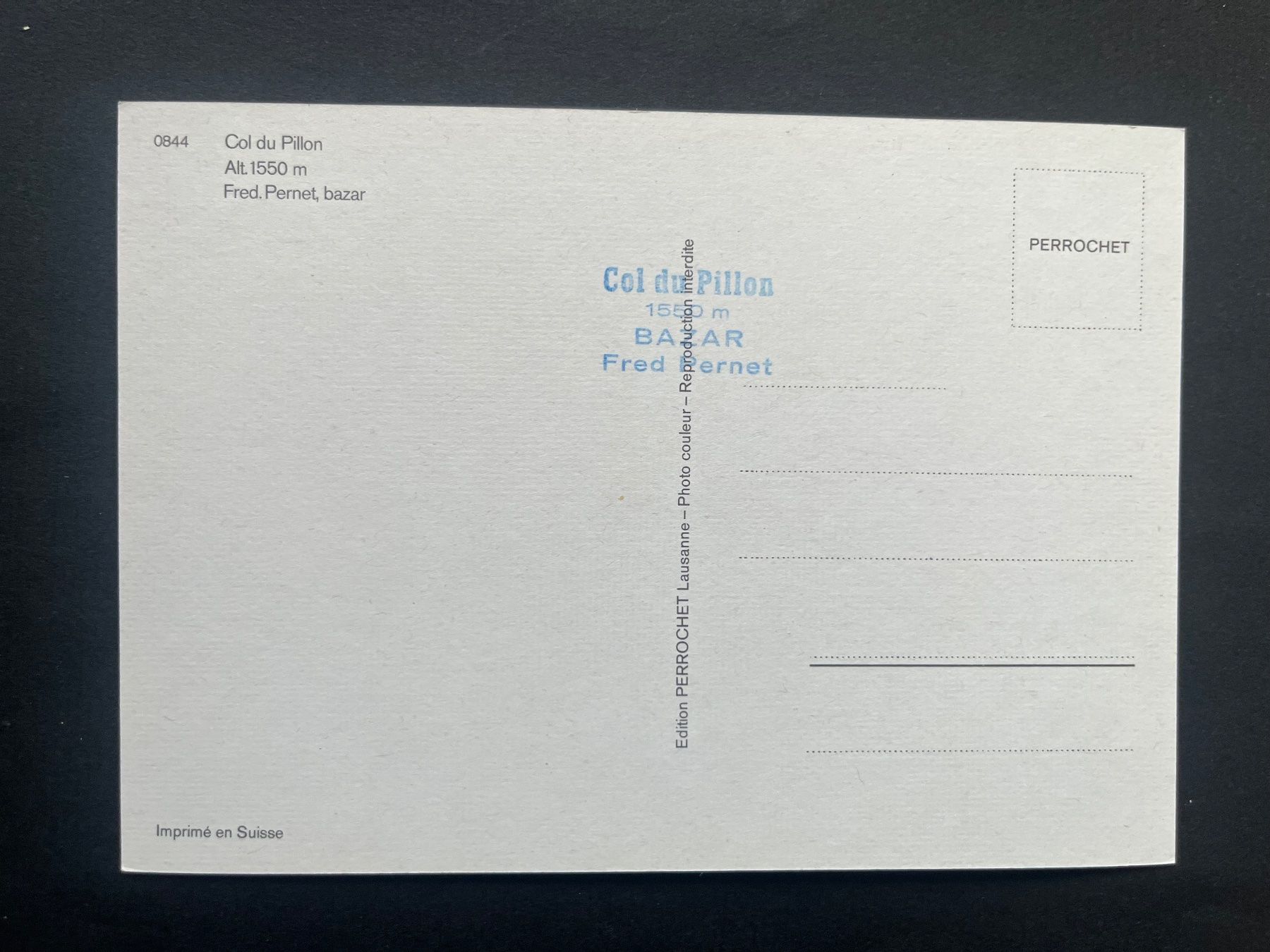 Cartoline postali: Col du Pillon, Fred. Pernet, bazar,,Oldtimer Autos – Usato da Ostermundigen venduto da DaxKarten-75 1