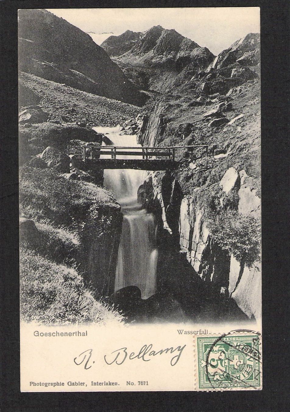 Cartoline postali: AK,UR Goeschenerthal , 1905 – Usato da Reichenburg venduto da Pipo-67