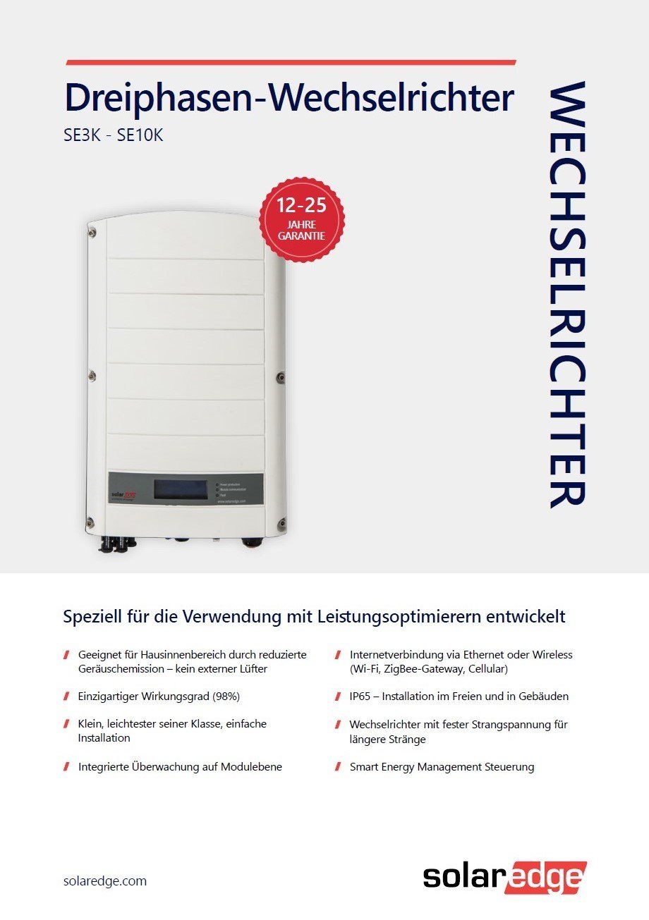 SolarEdge Inverter: Solaredge Wechselrichter SE8K-00E – Usato da Murgenthal venduto da C5L 1