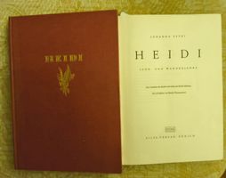 2er Set Heidi Bücher von Johanna Spyri 1944/46